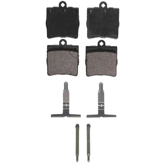 Top View of Rear Disc Brake Pad Set WAGNER BRAKES ZX779