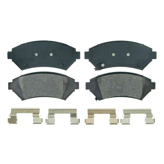 Top View of Front Disc Brake Pad Set WAGNER BRAKES ZX818