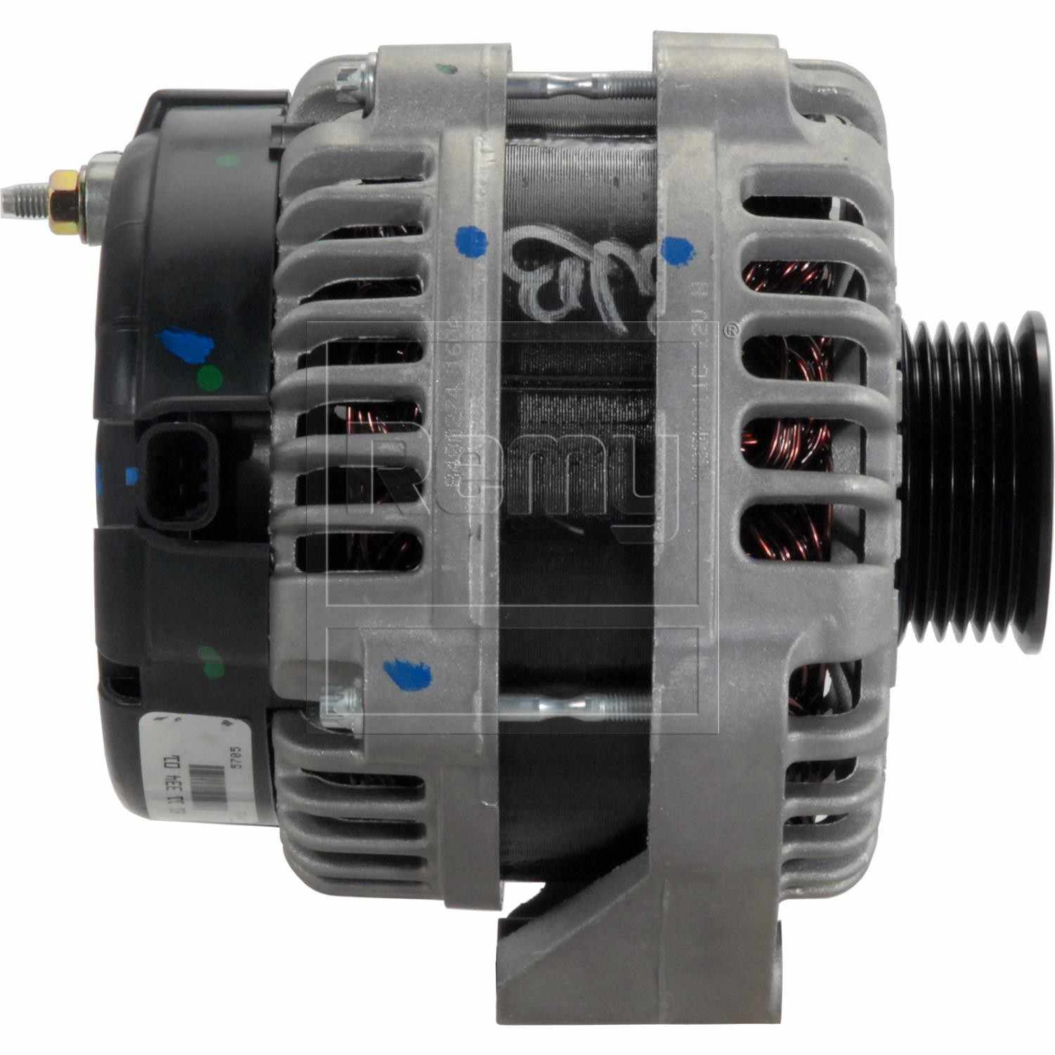 Side View of Alternator REMY 91618