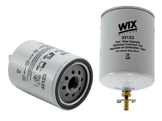 Front View of Fuel Water Separator Filter WIX 33123