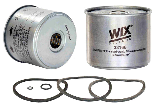 Front View of Fuel Filter WIX 33166