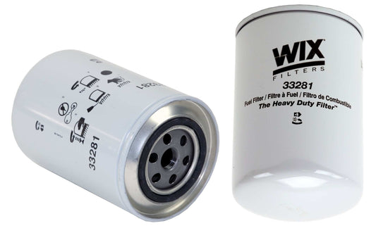 Front View of Fuel Filter WIX 33281