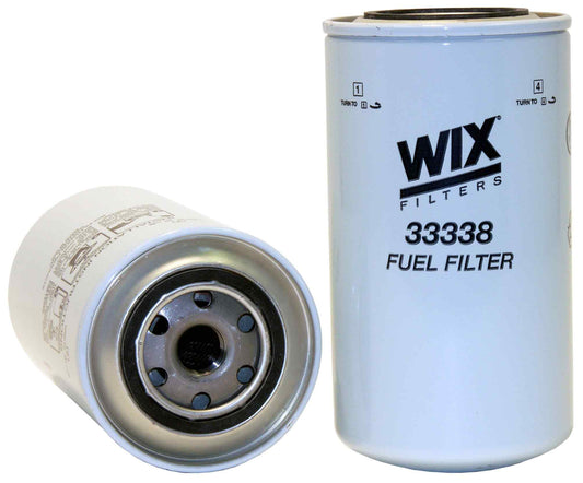 Front View of Fuel Filter WIX 33338