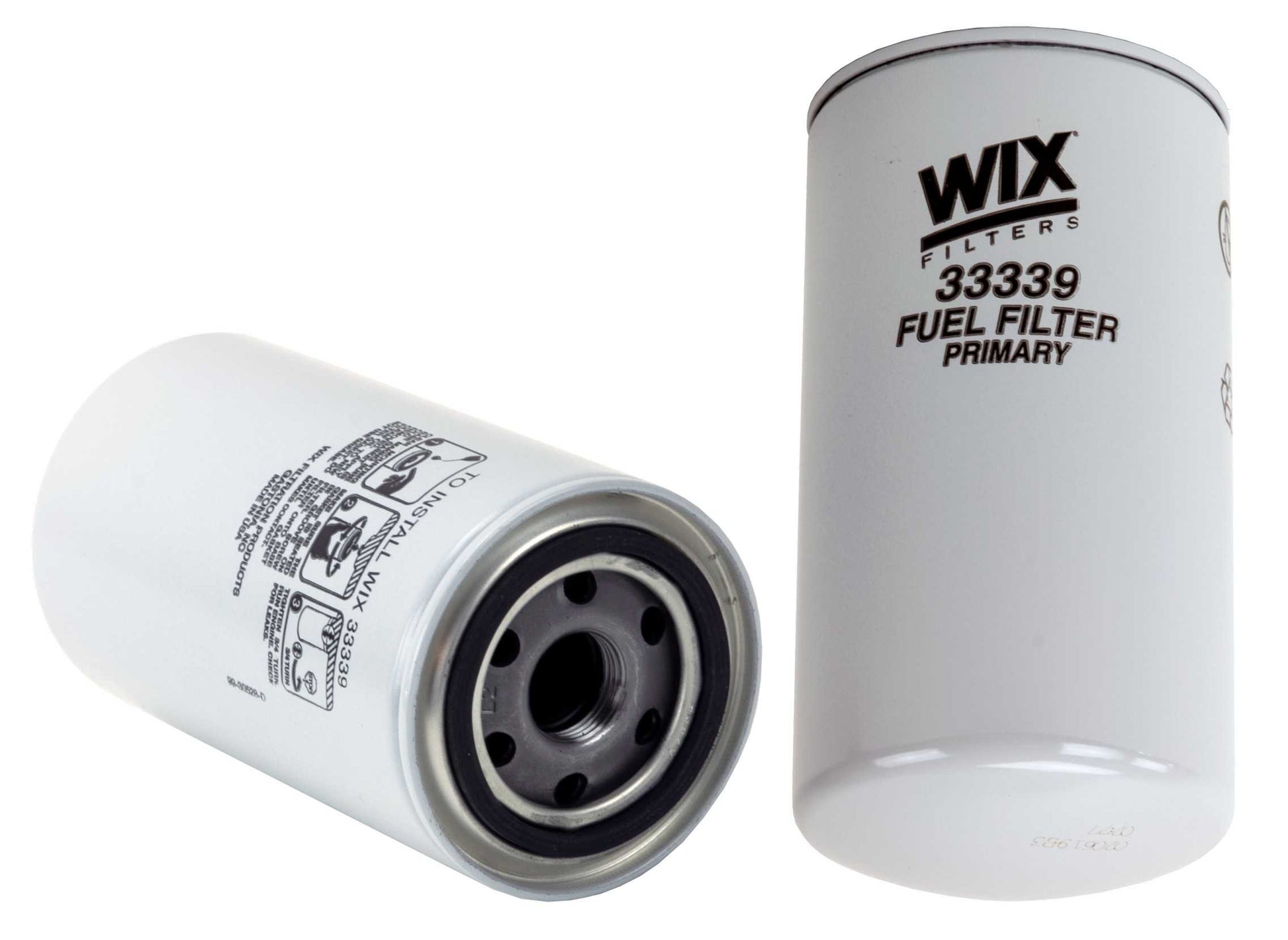 Front View of Fuel Filter WIX 33339