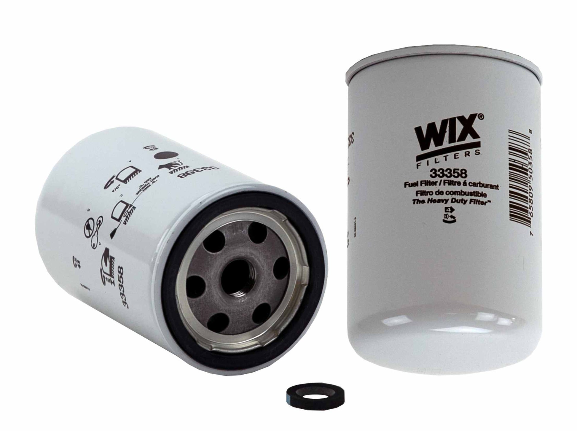 Front View of Fuel Filter WIX 33358