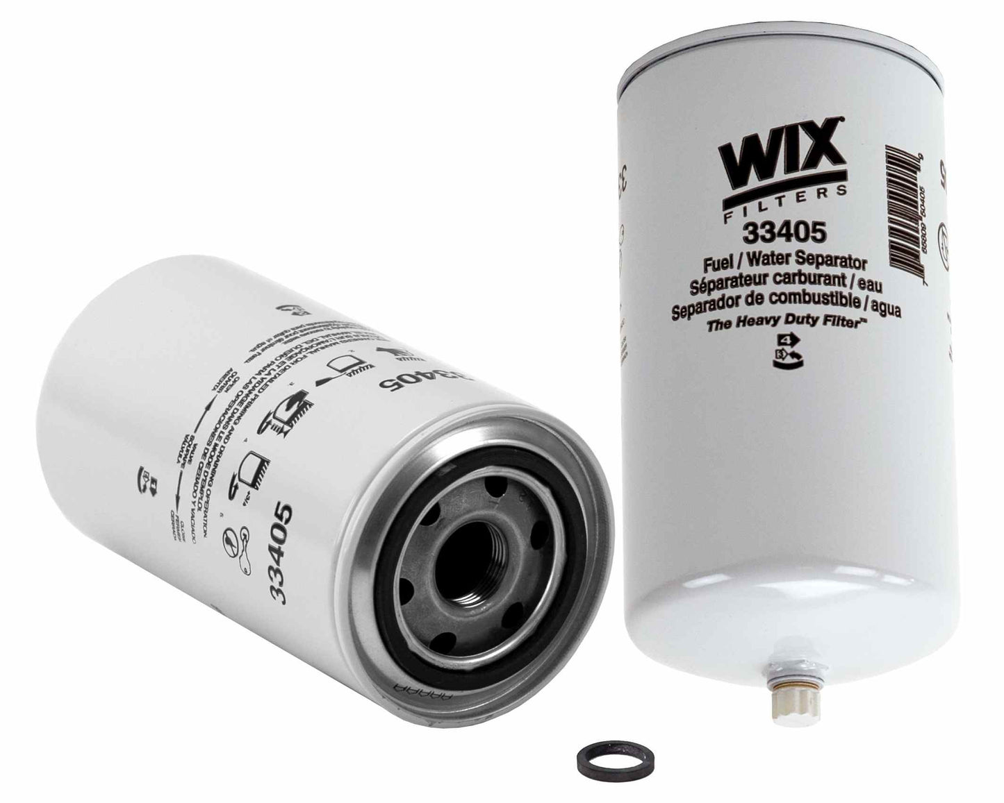 Front View of Fuel Water Separator Filter WIX 33405