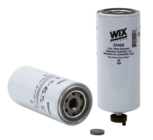 Front View of Fuel Water Separator Filter WIX 33406