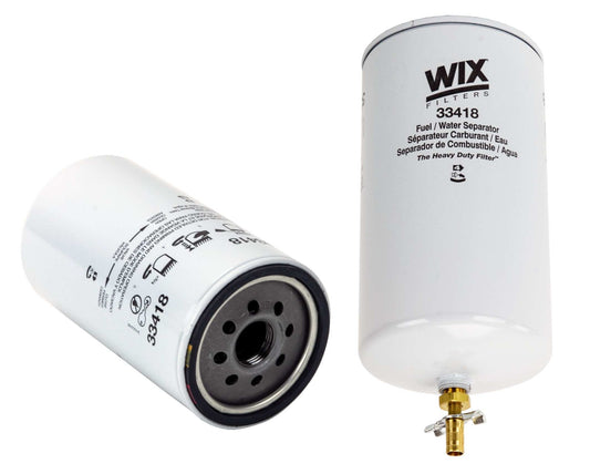 Front View of Fuel Water Separator Filter WIX 33418