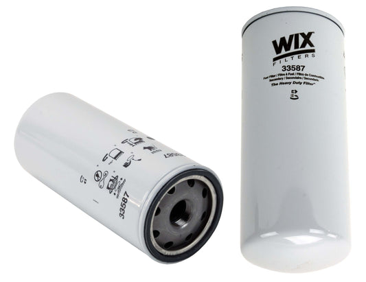 Front View of Fuel Filter WIX 33587