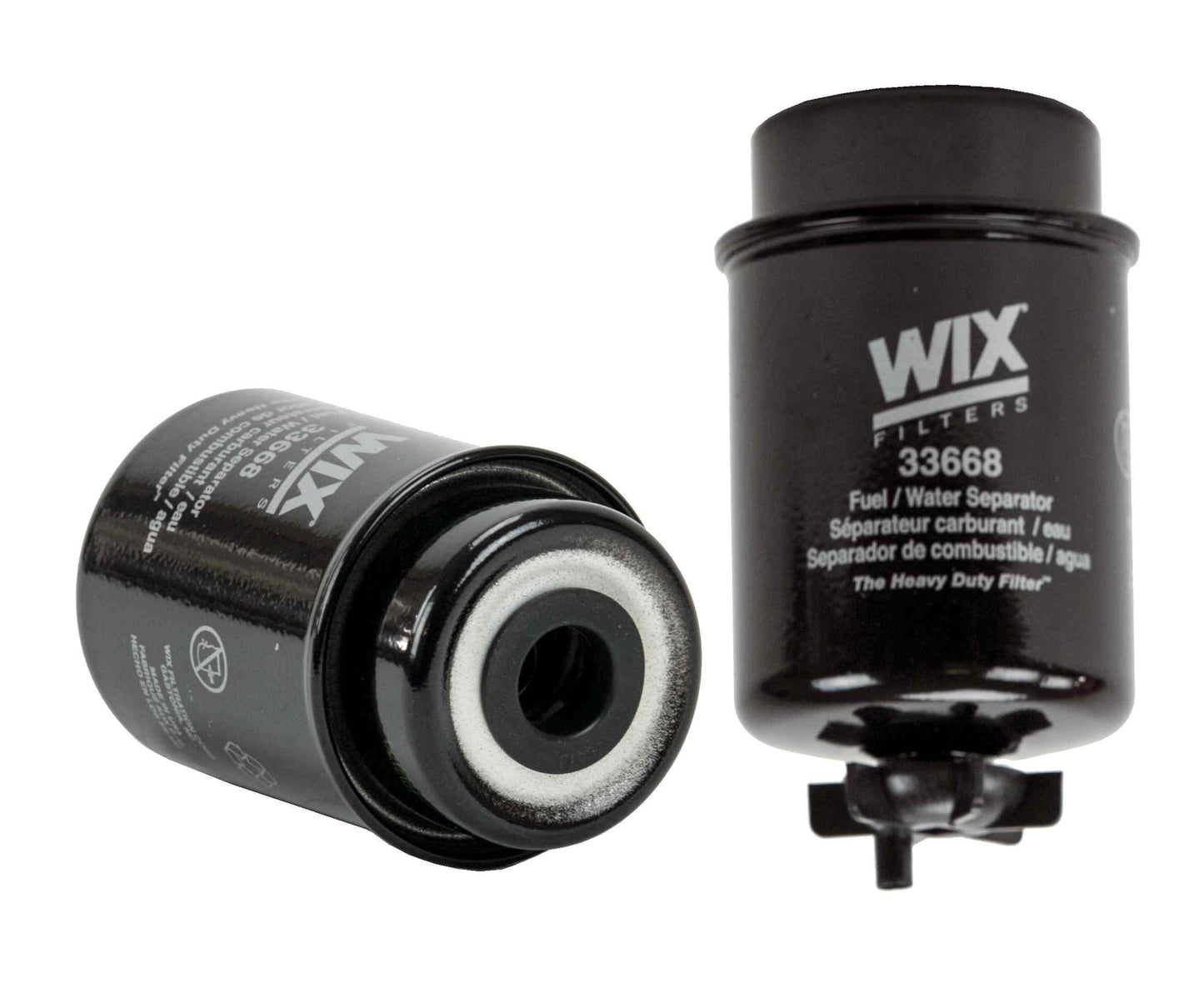 Front View of Fuel Water Separator Filter WIX 33668