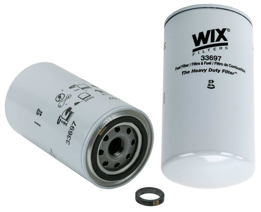 Front View of Fuel Filter WIX 33697