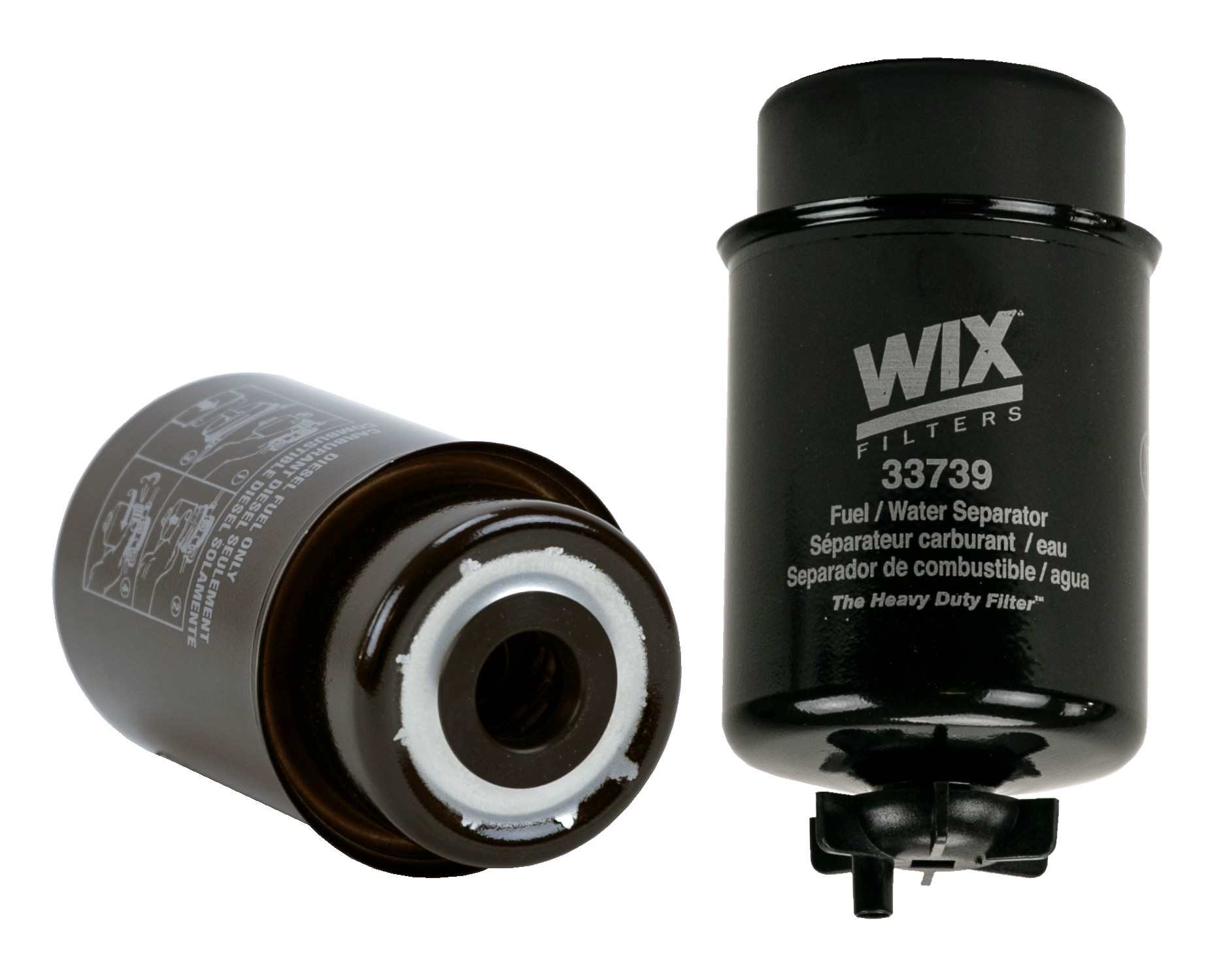 Front View of Fuel Filter and Pressure Regulator Assembly WIX 33739