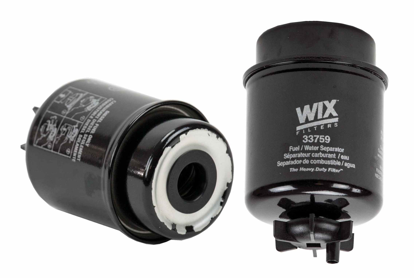 Front View of Fuel Water Separator Filter WIX 33759