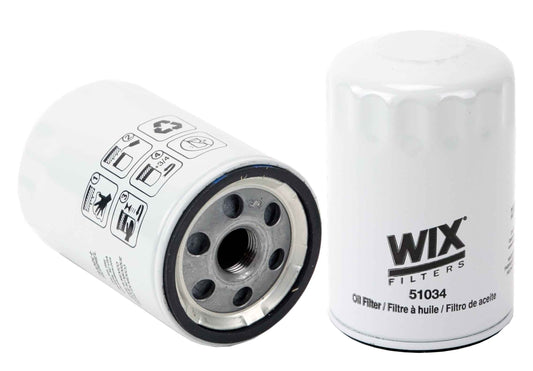 Front View of Engine Oil Filter WIX 51034