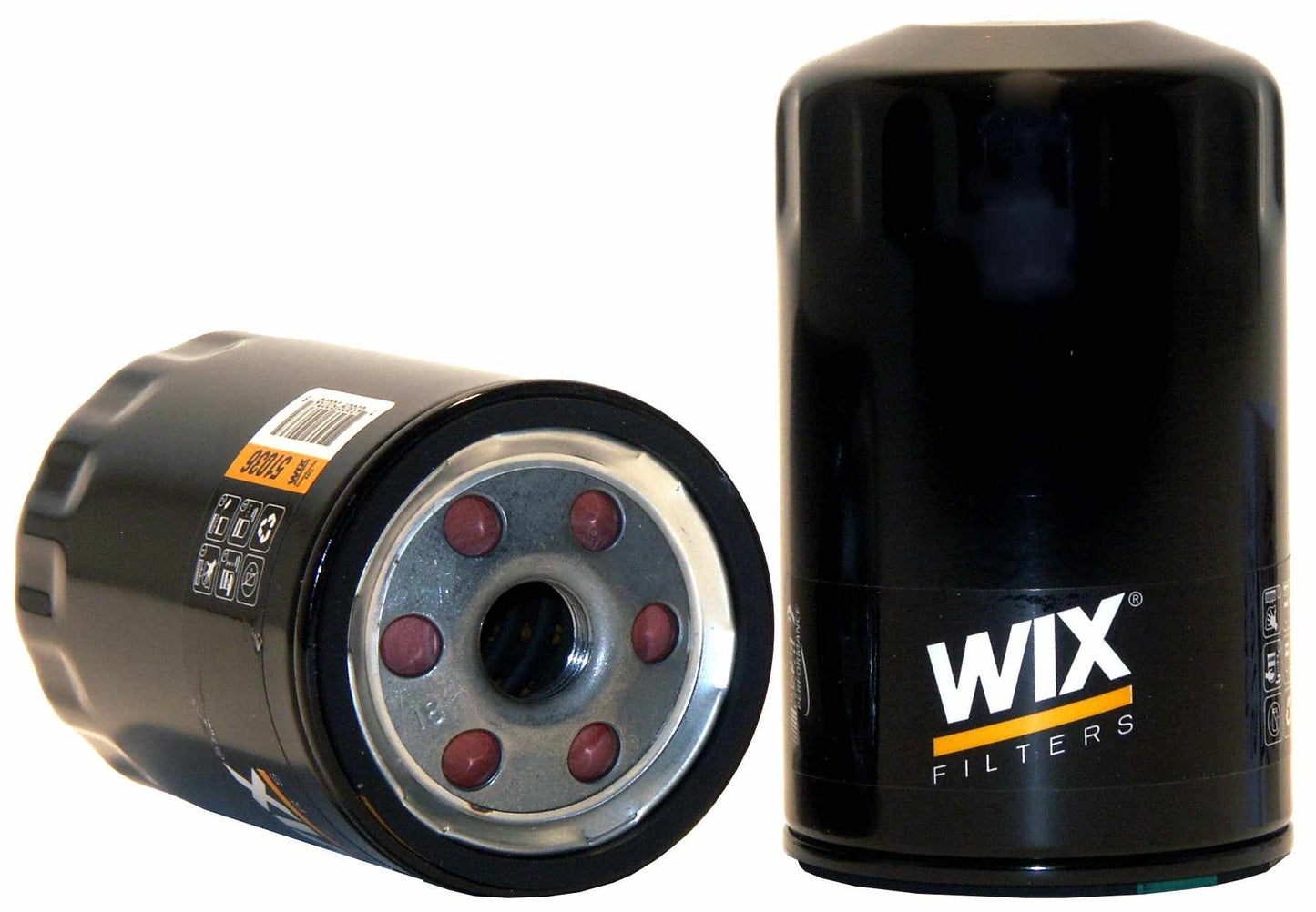 Front View of Engine Oil Filter WIX 51036