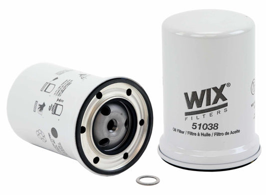 Front View of Engine Oil Filter WIX 51038