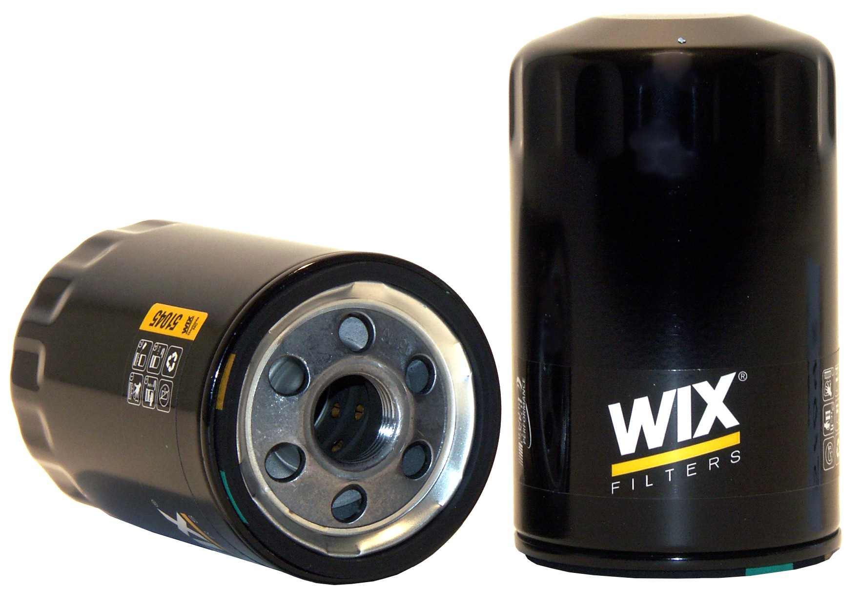 Front View of Engine Oil Filter WIX 51045