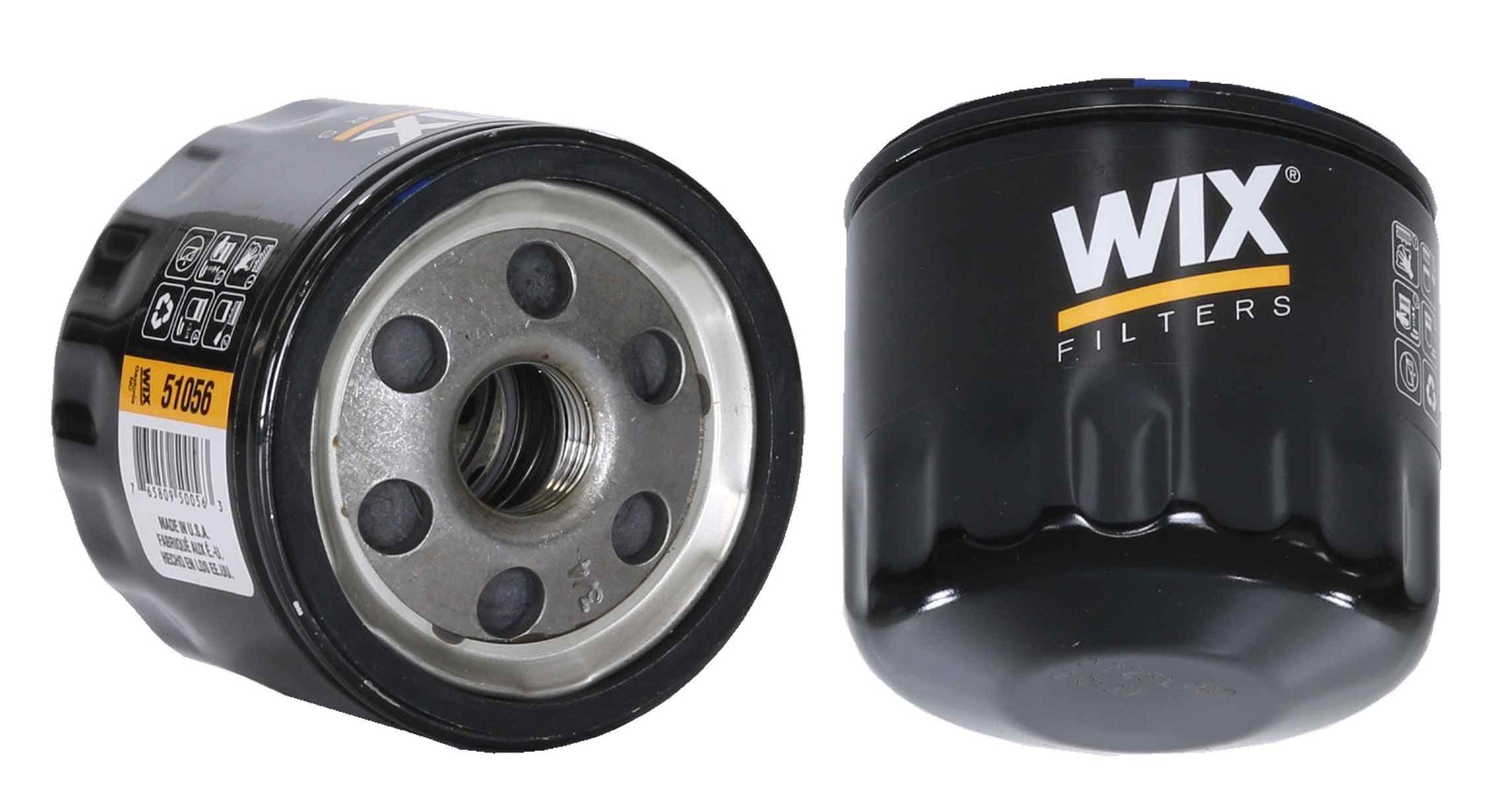 Front View of Engine Oil Filter WIX 51056