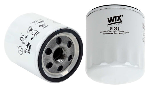 Front View of Engine Oil Filter WIX 51083