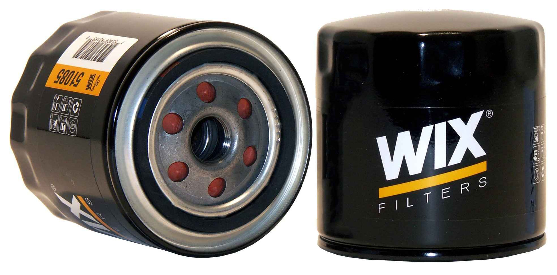 Front View of Engine Oil Filter WIX 51085