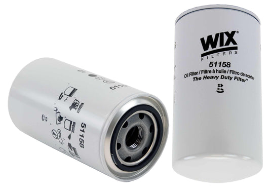 Front View of Engine Oil Filter WIX 51158