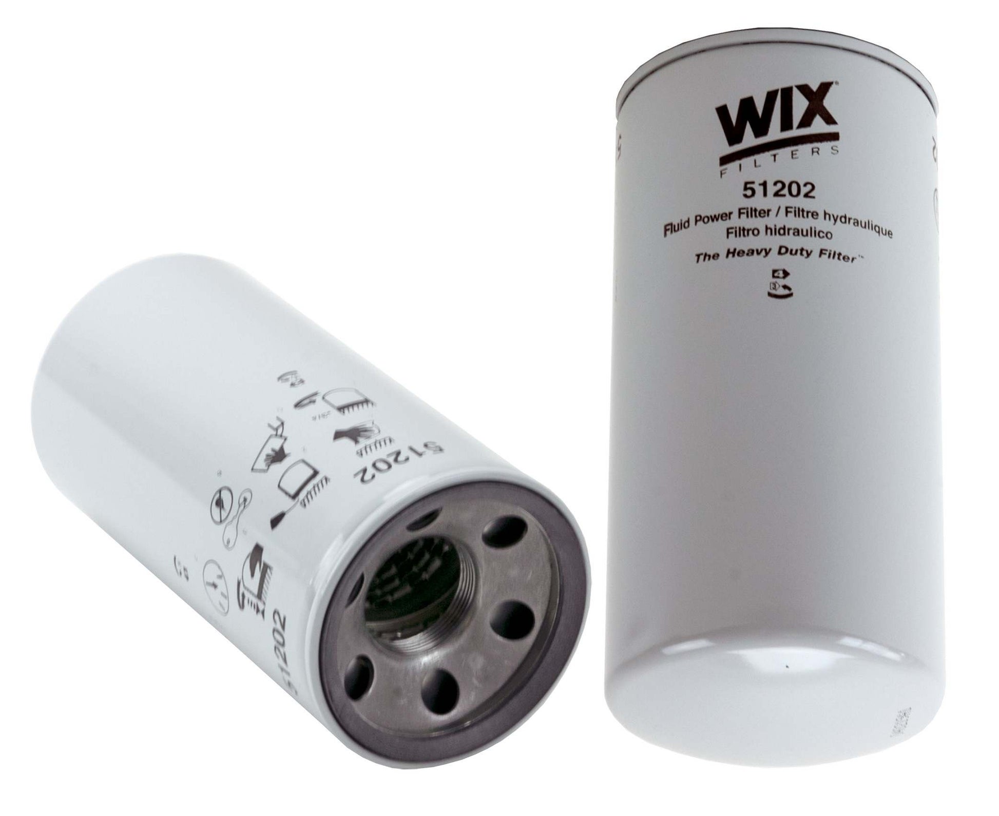 Front View of Engine Oil Filter WIX 51202