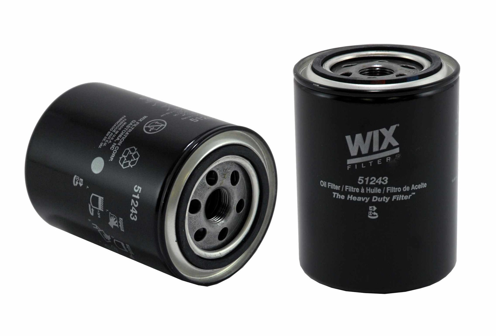 Front View of Engine Oil Filter WIX 51243