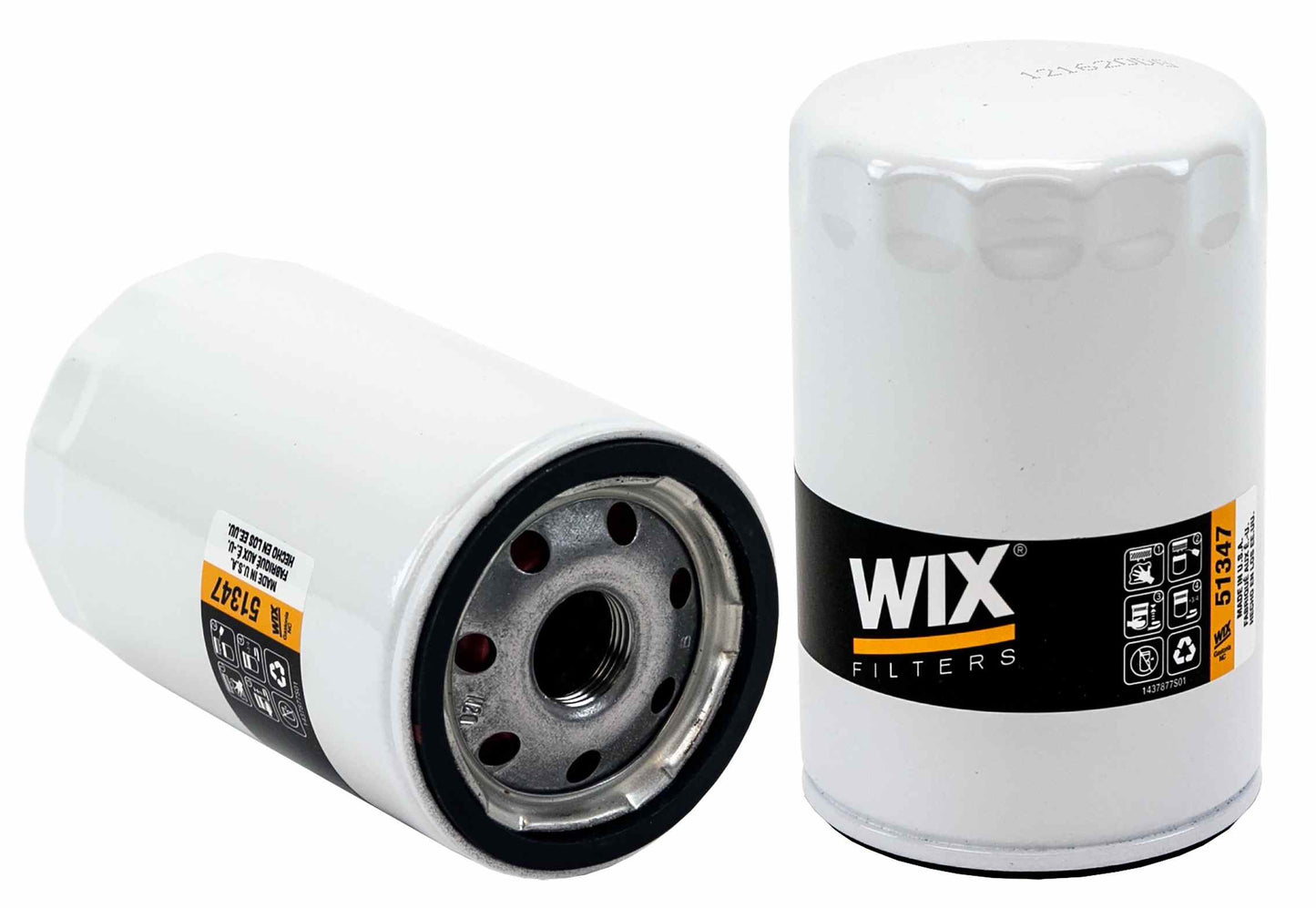 Front View of Engine Oil Filter WIX 51347