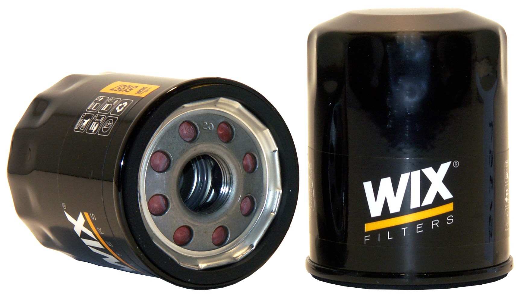 Front View of Engine Oil Filter WIX 51357