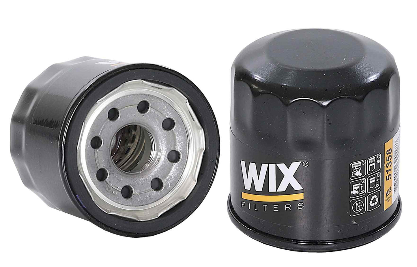 Front View of Engine Oil Filter WIX 51358