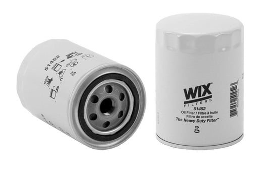 Front View of Engine Oil Filter WIX 51452