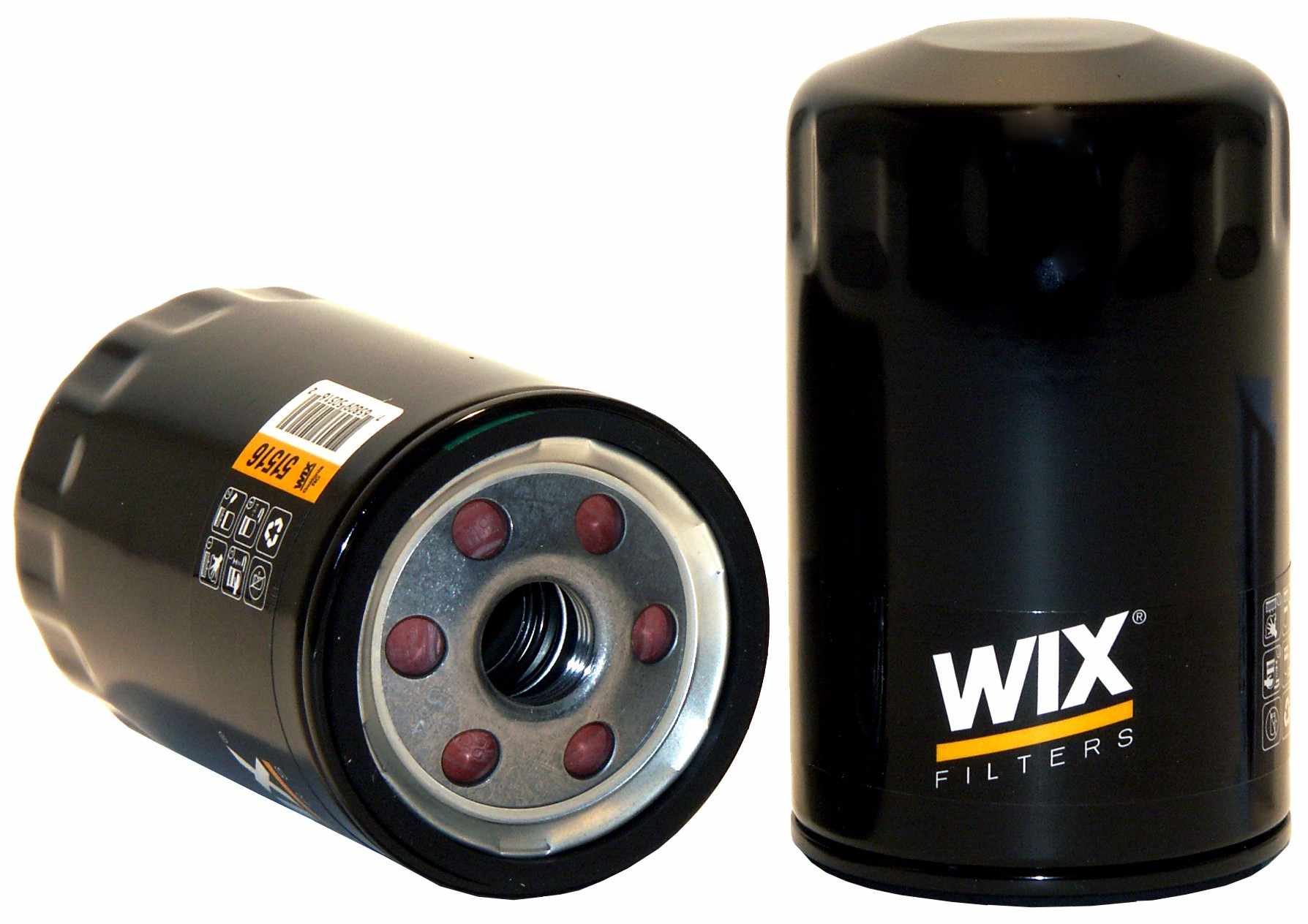 Front View of Engine Oil Filter WIX 51516