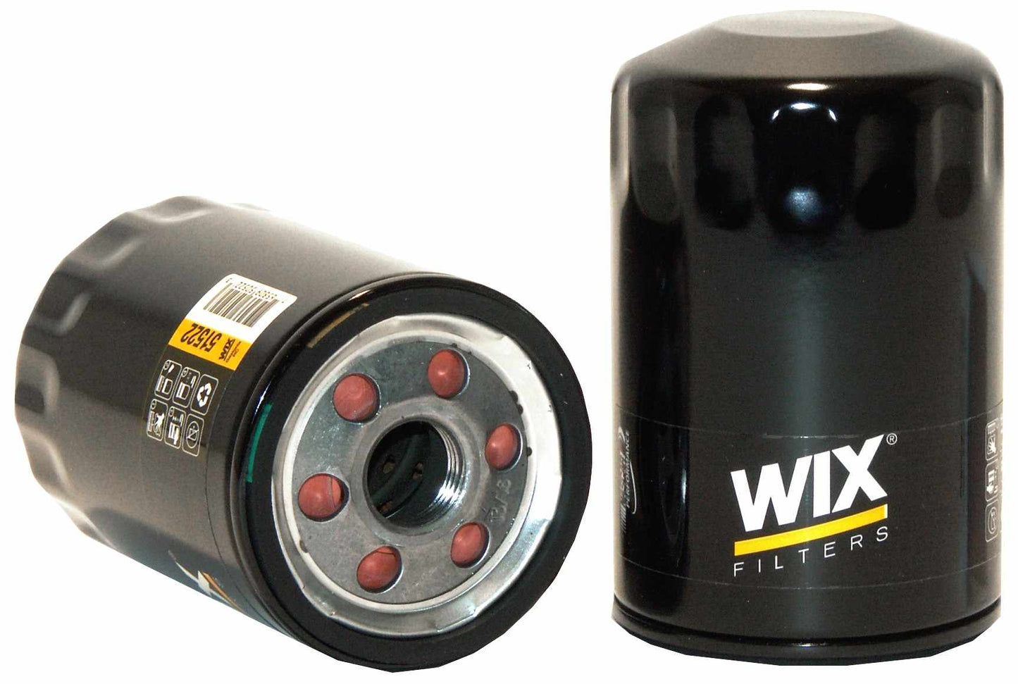 Front View of Engine Oil Filter WIX 51522