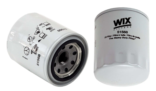 Front View of Engine Oil Filter WIX 51568