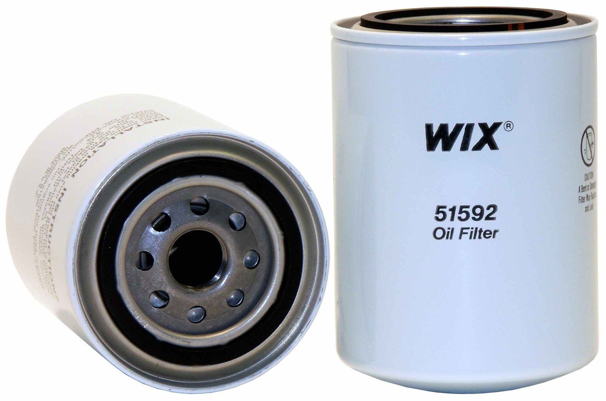 Front View of Engine Oil Filter WIX 51592