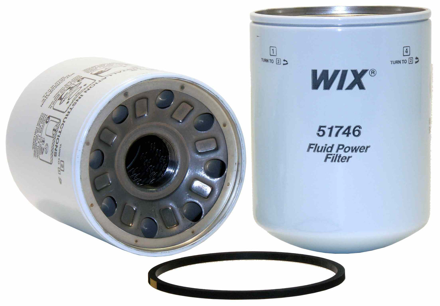 Front View of Transmission Filter Kit WIX 51746