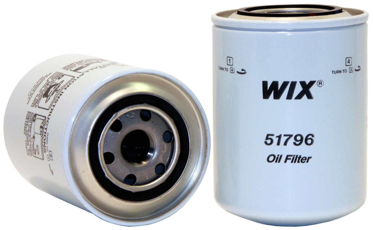 Front View of Engine Oil Filter WIX 51796