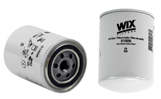 Front View of Engine Oil Filter WIX 51806