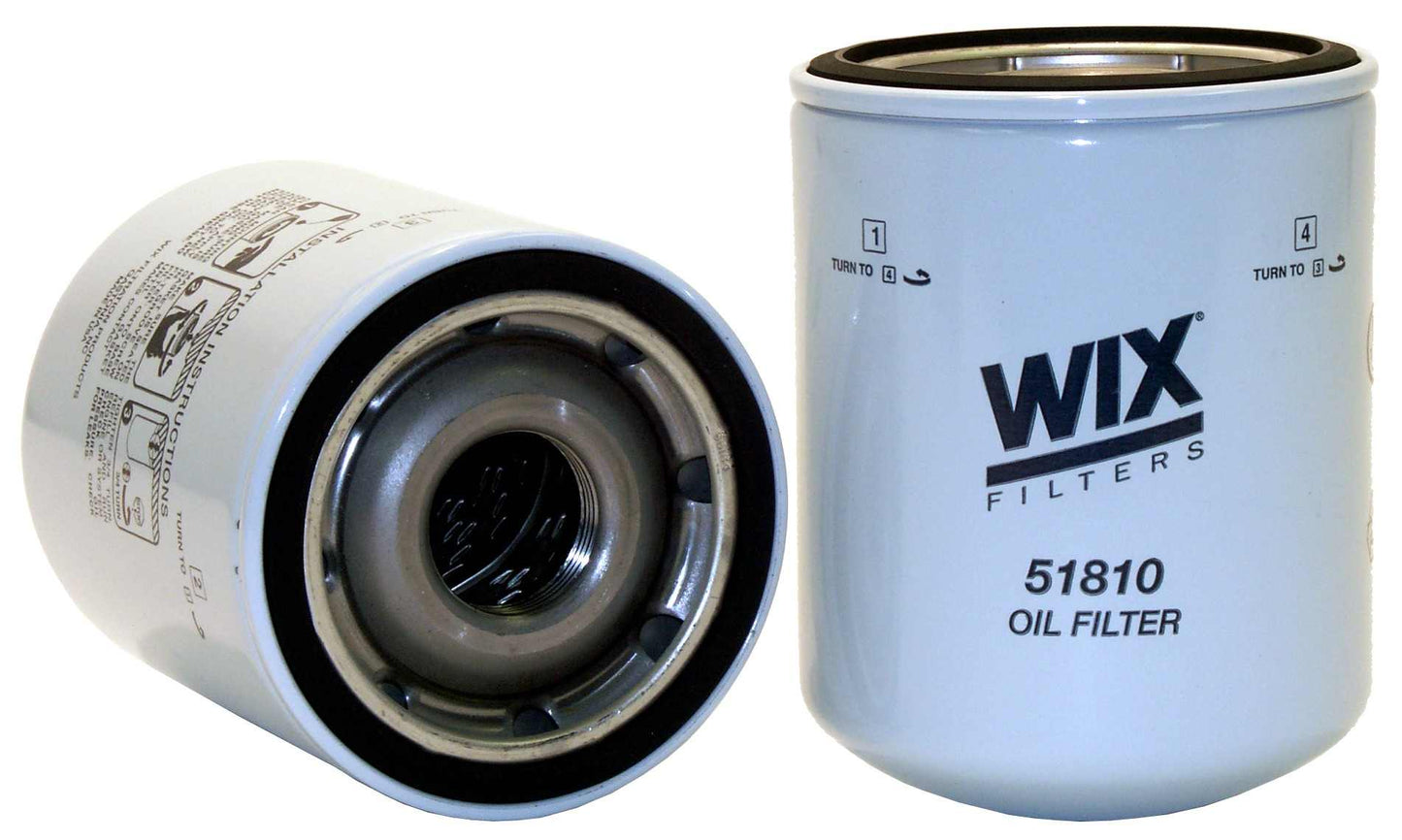 Front View of Engine Oil Filter WIX 51810