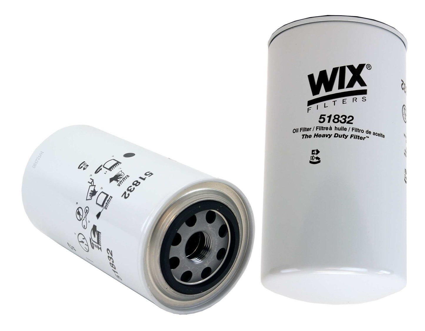 Front View of Engine Oil Filter WIX 51832