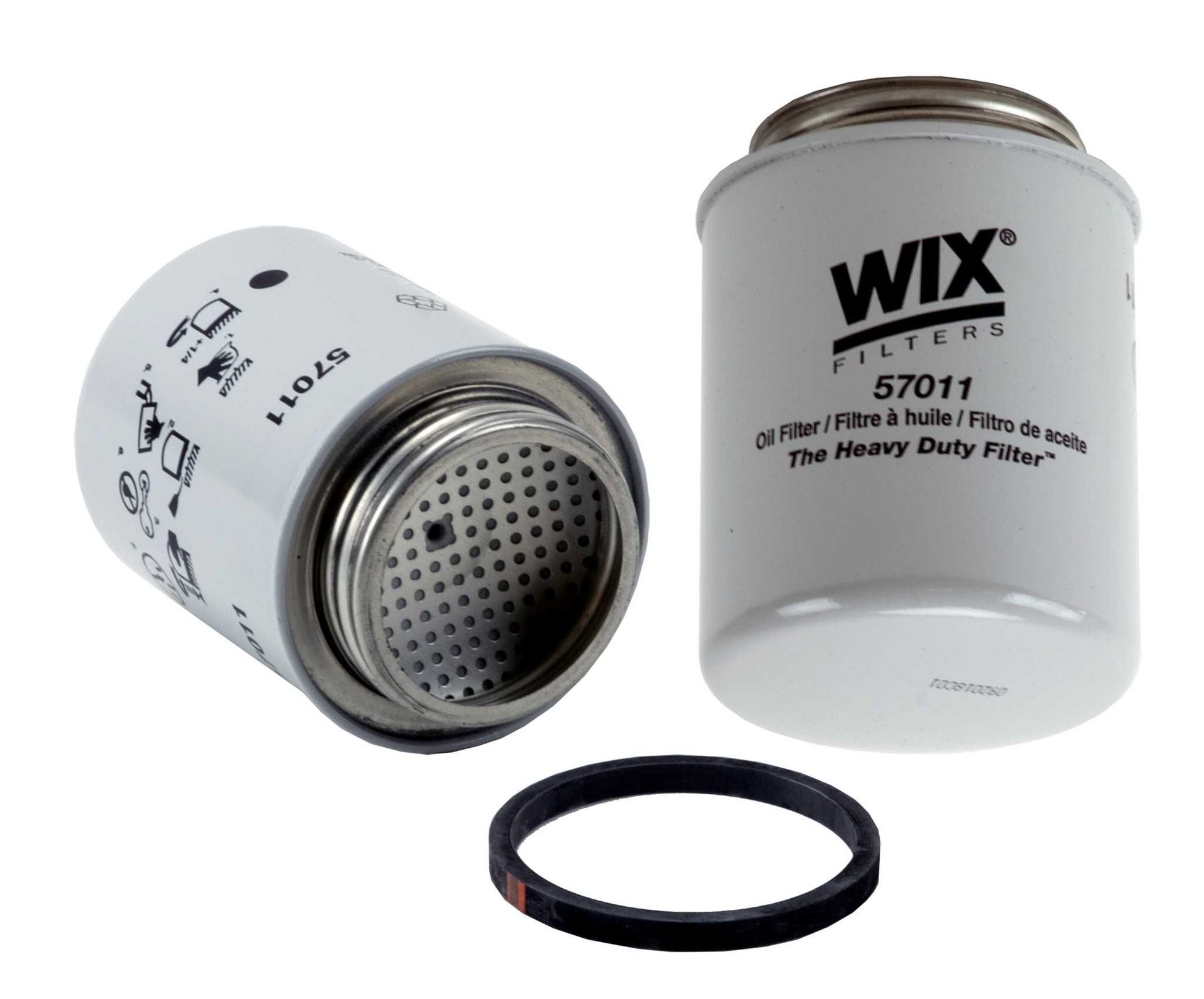 Front View of Engine Oil Filter WIX 57011