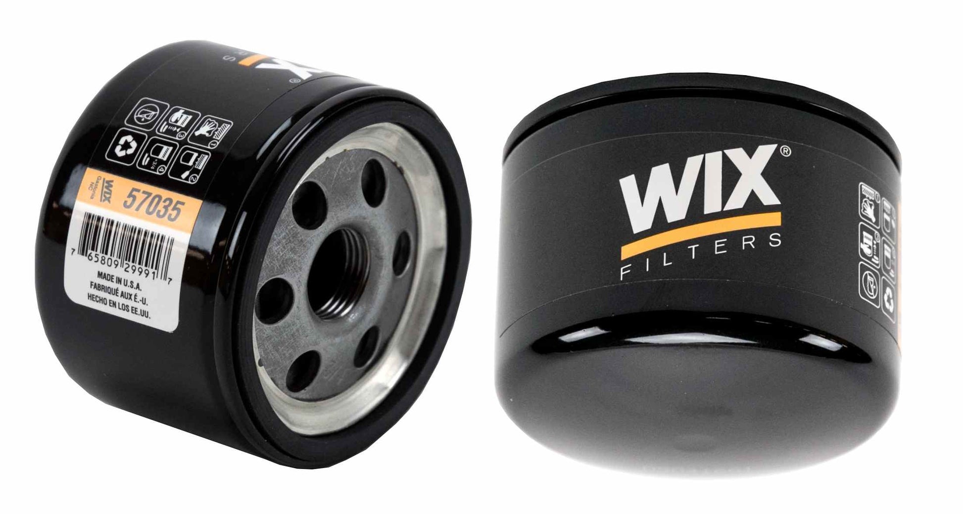 Front View of Engine Oil Filter WIX 57035