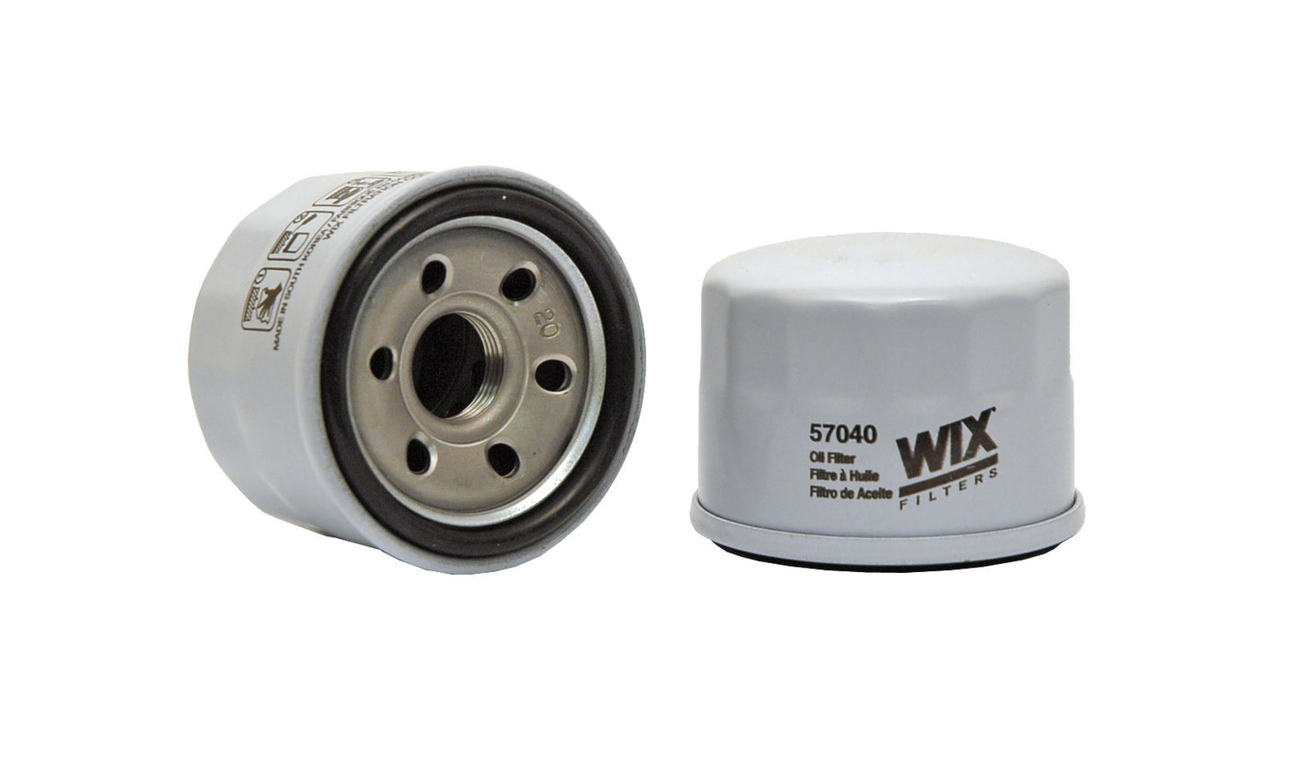 Front View of Engine Oil Filter WIX 57040