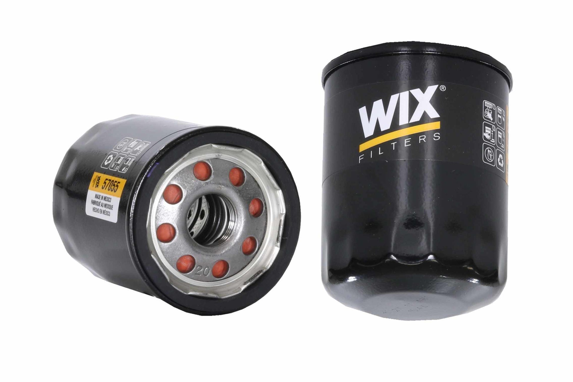 Front View of Engine Oil Filter WIX 57055