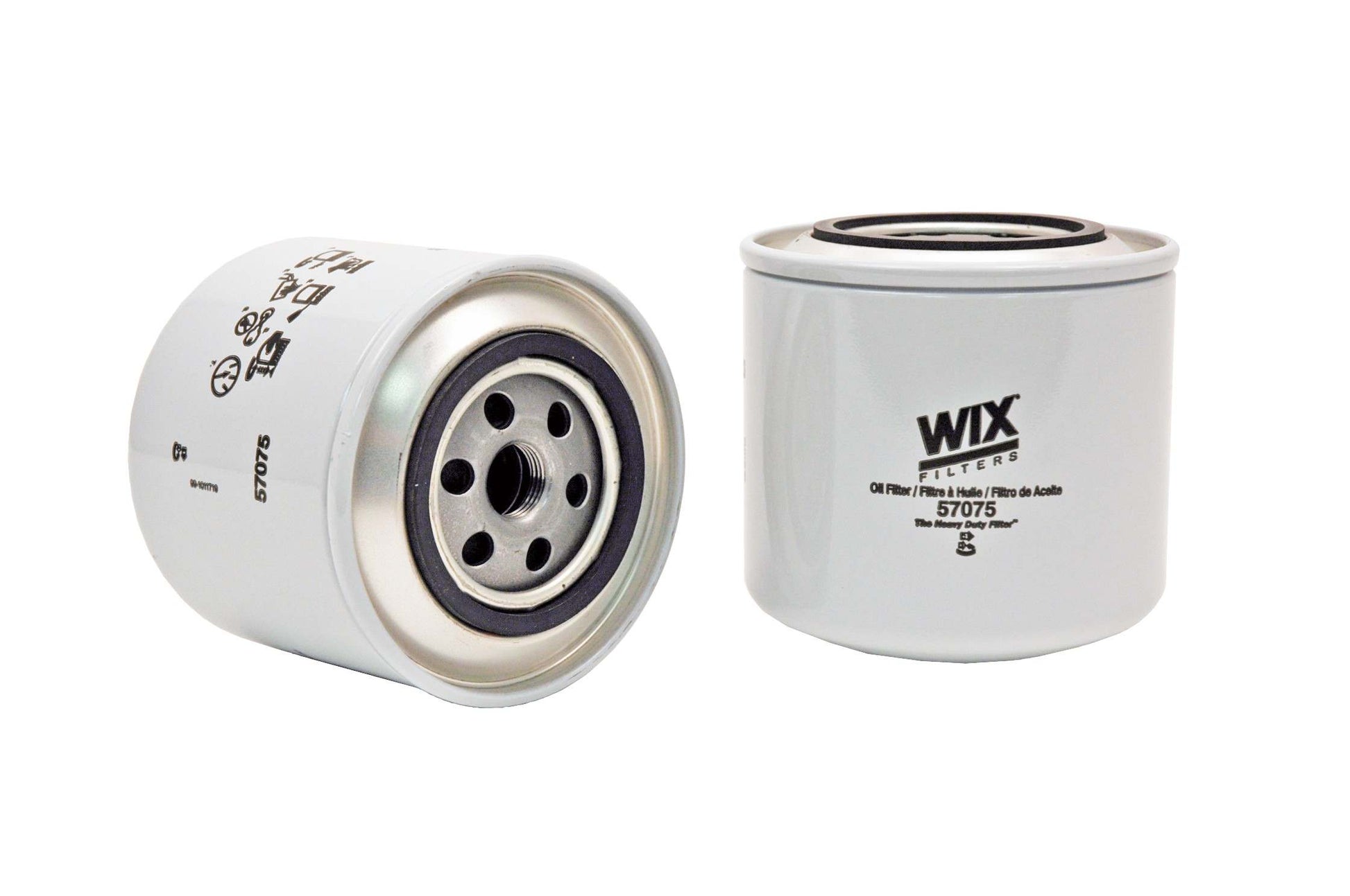 Front View of Engine Oil Filter WIX 57075