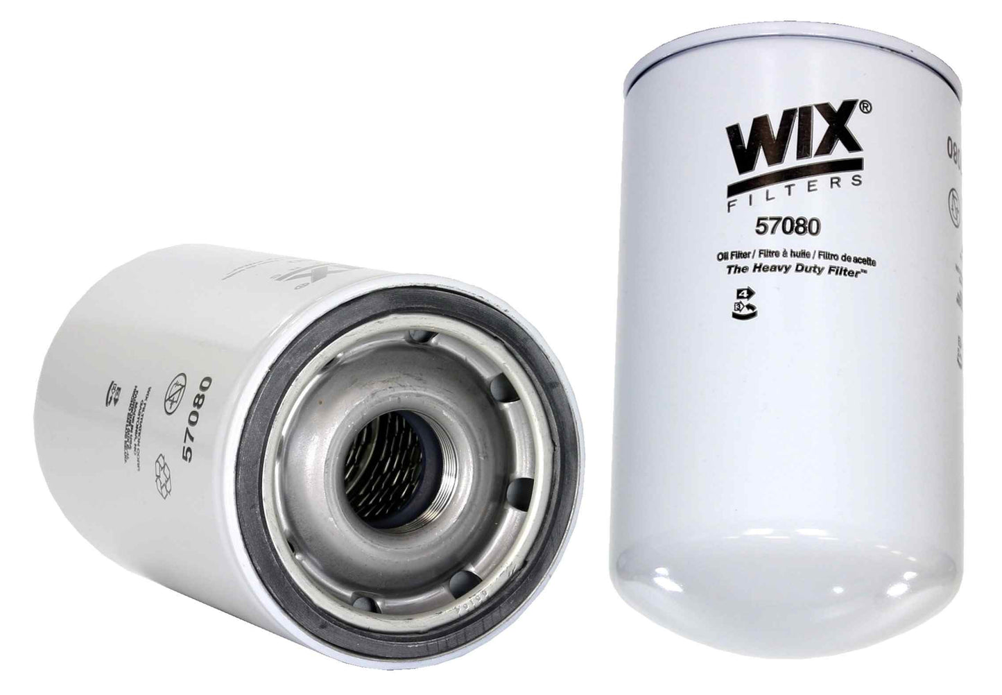 Front View of Engine Oil Filter WIX 57080