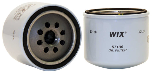 Front View of Engine Oil Filter WIX 57106