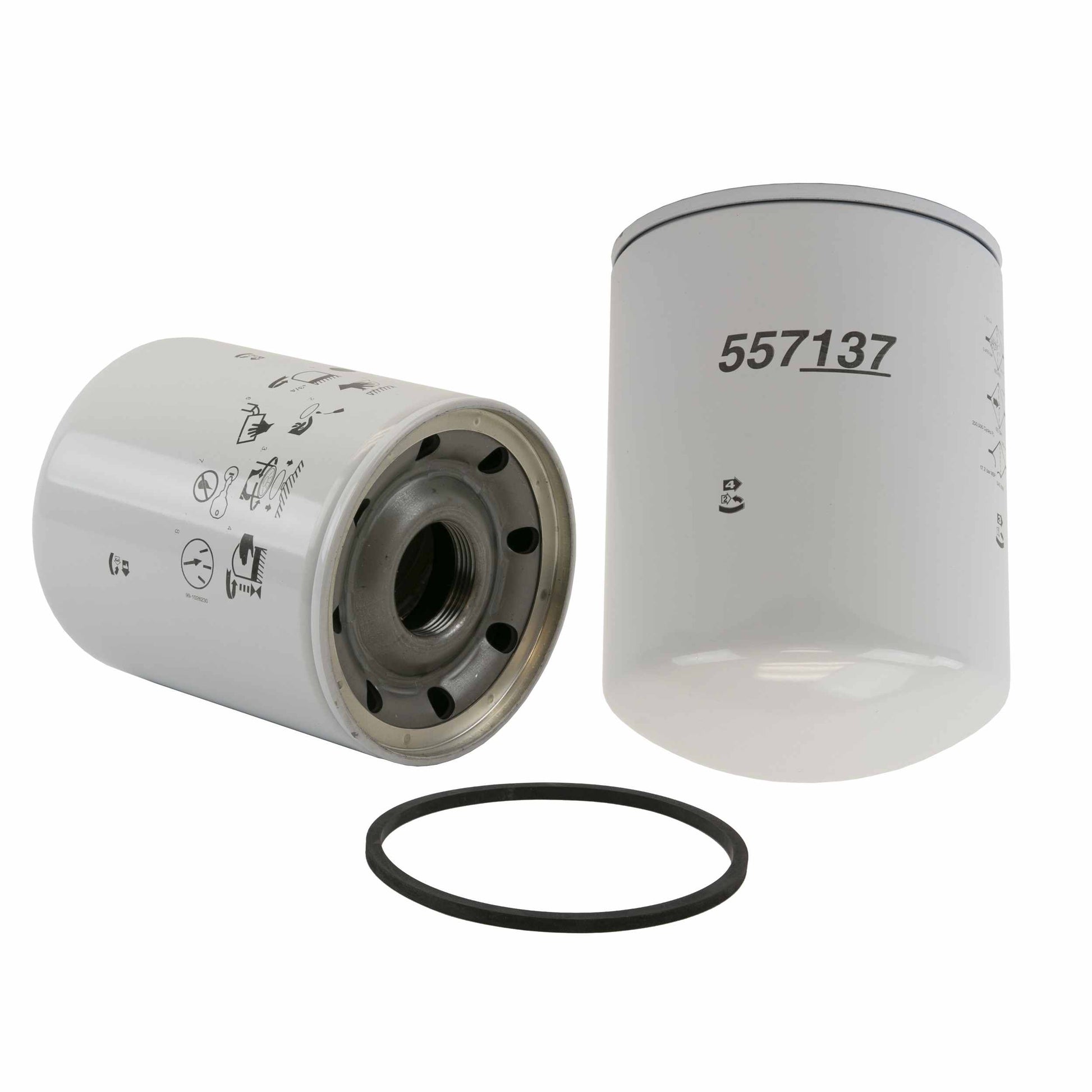 Front View of Engine Oil Filter WIX 57137