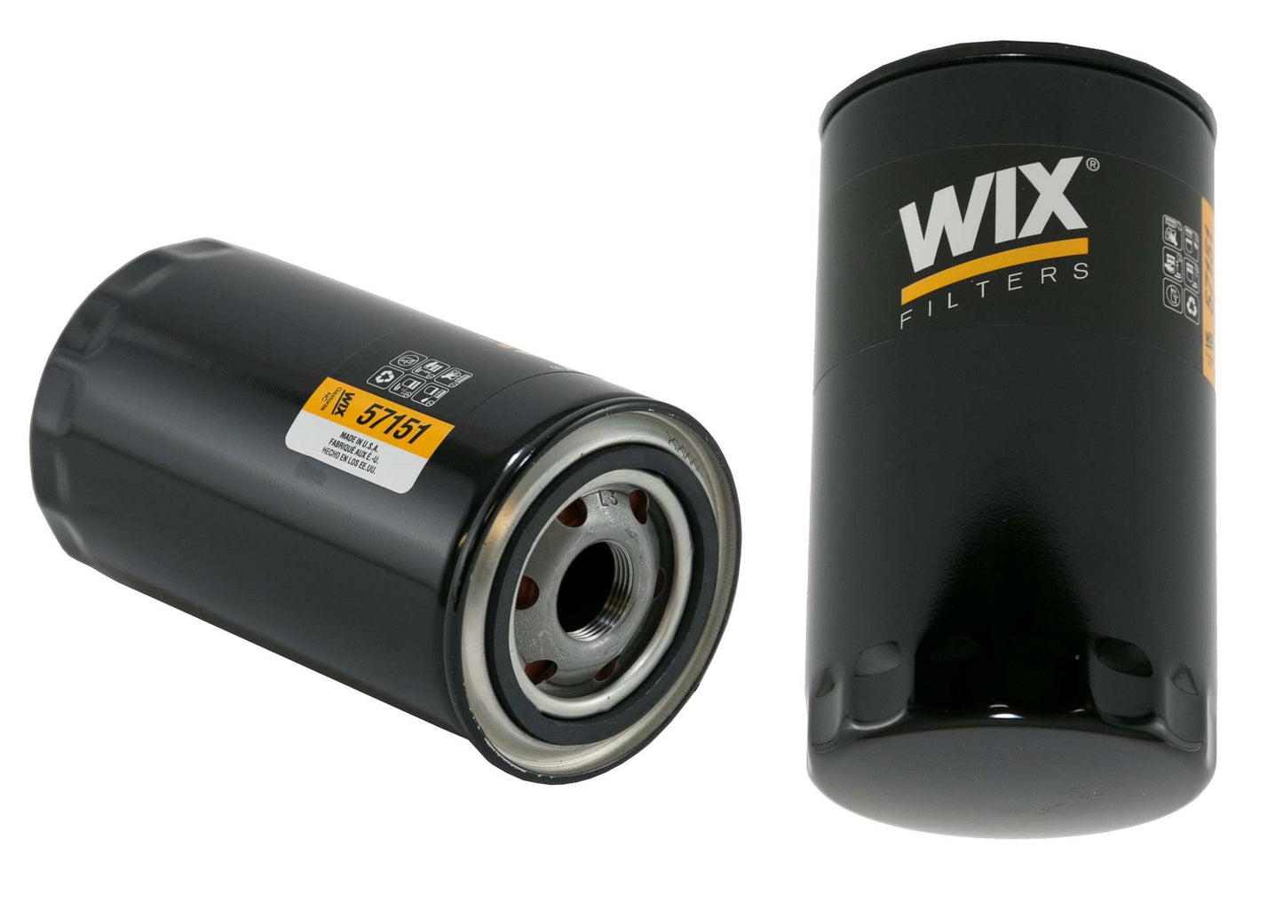 Front View of Engine Oil Filter WIX 57151