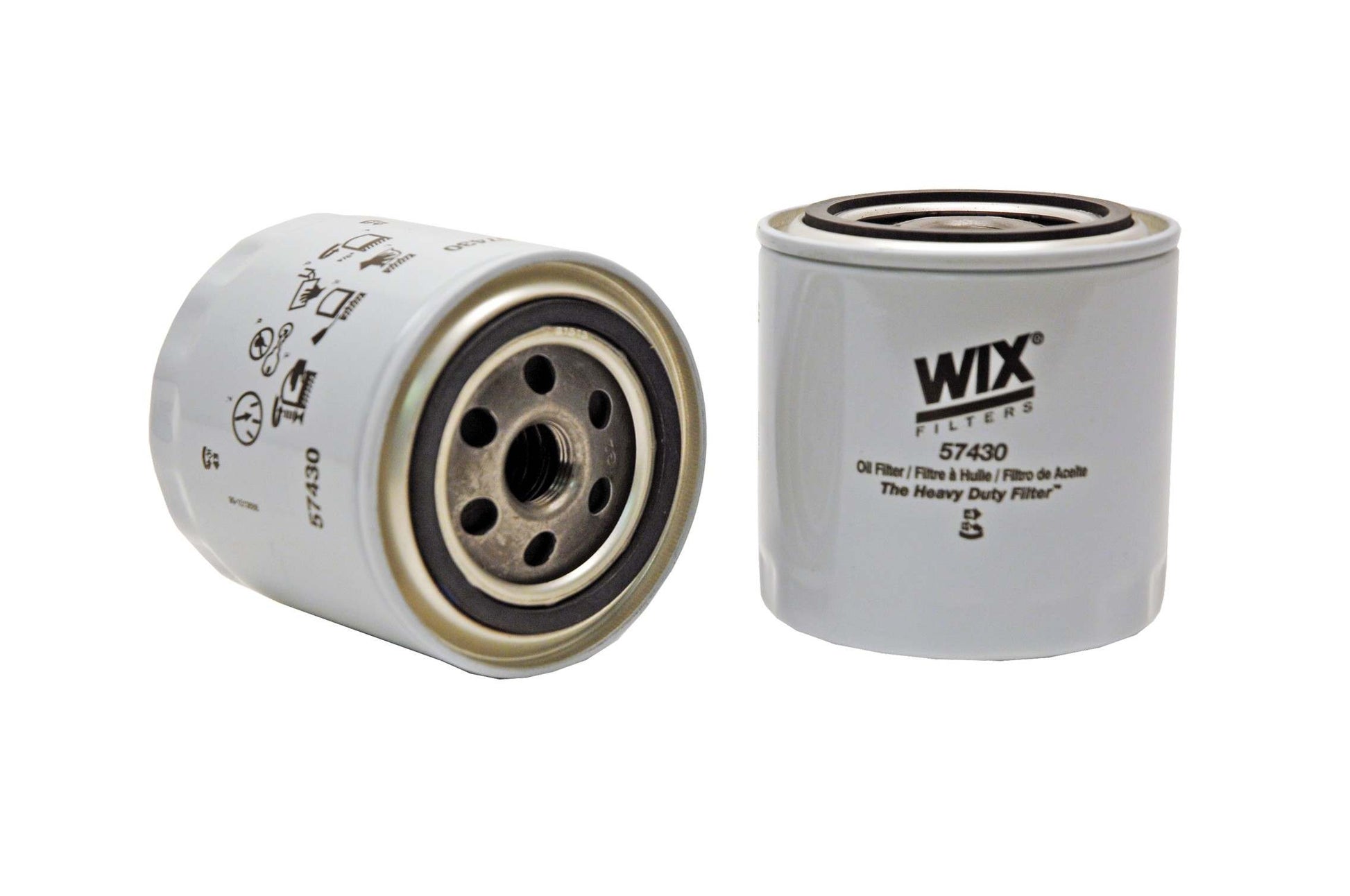 Front View of Engine Oil Filter WIX 57430